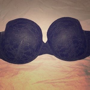 Lace Victoria’s Secret strapless bra